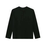 Solid Color Casual Mens Long T-Shirt