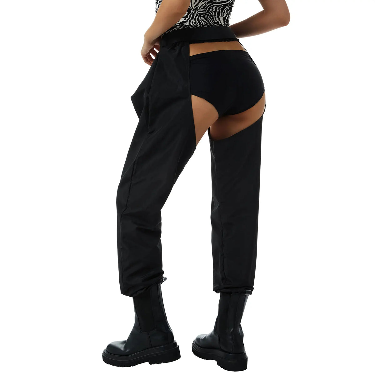 Y2K Baddie Cut-Out Festival Pants