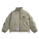 Embroidered Thicken Warm Padded Jacket