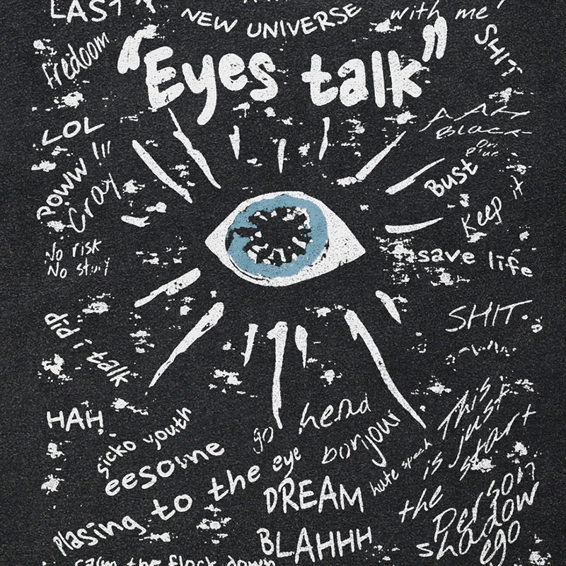 Vintage Washed Black Eye Graffiti T-Shirt