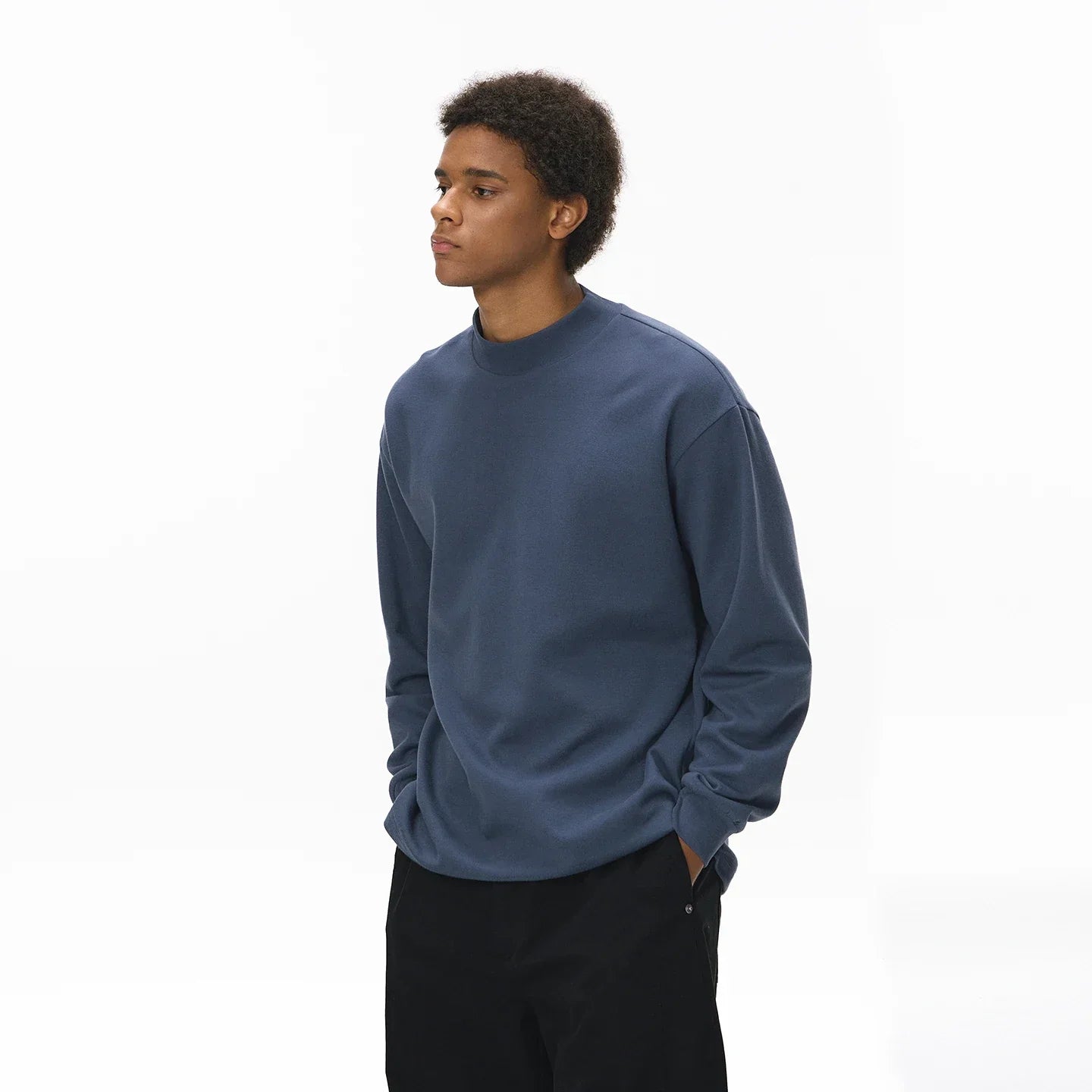 Soft Double Layer Turtleneck Sweater