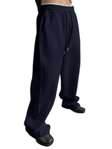 Solid Color Baggy Leags Sweatpants