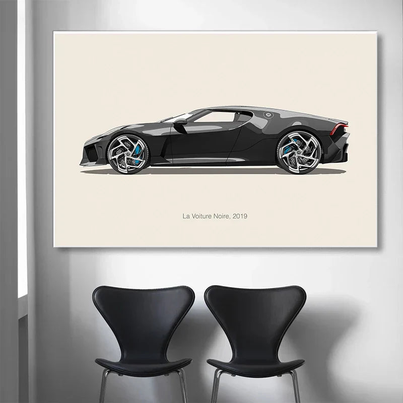 Vintage Sports Car Posters