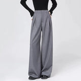 Corporate Girl High Waist Baggy Pants