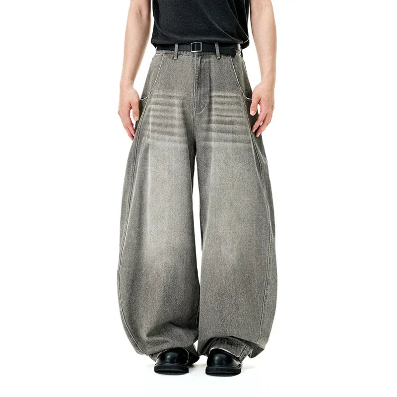 Vintage Washed Baggy Denim Jeans