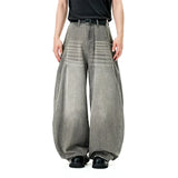 Retro Oversized Denim Wide Leg Jeans