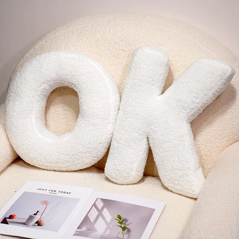 Cozy English Letters Pillow Sofa Cover