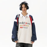 Sudadera vintage estilo deportivo
