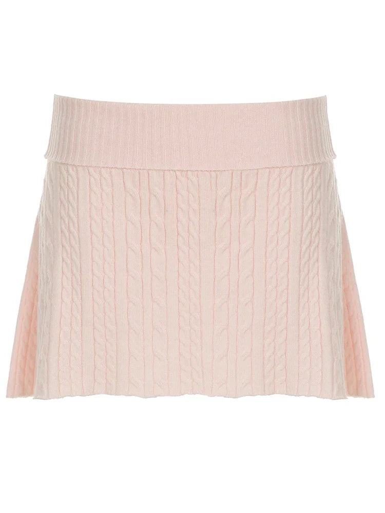 Soft Girl Pink Mini Skirt