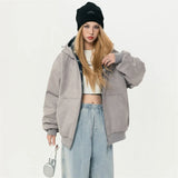 Warm Hooded Winter Sweatshirt