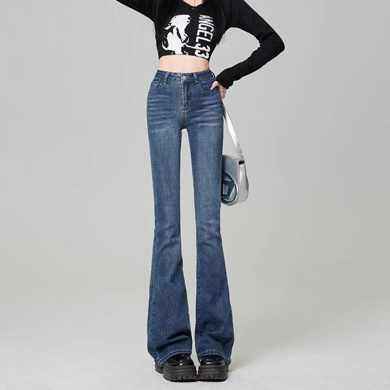 Flare High Waist Bell Bottom Jeans
