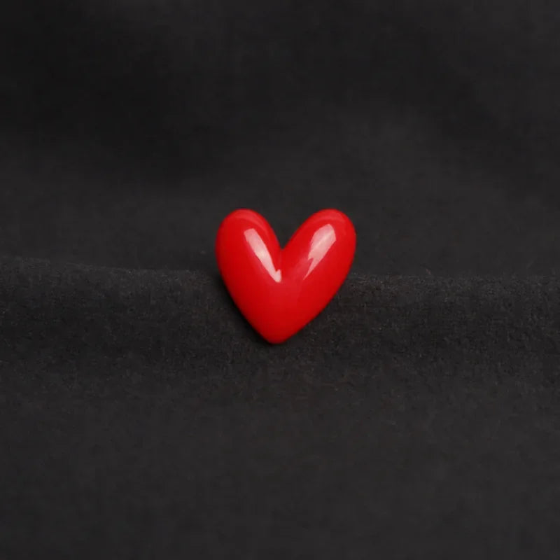 Cute Red Heart Romantic Pin