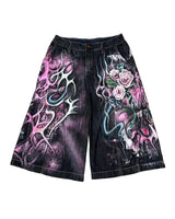 Y2K Vintage Patchwork Jorts
