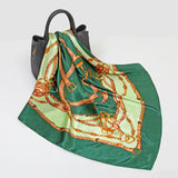 Summer Concert Silk Satin Head Scarf