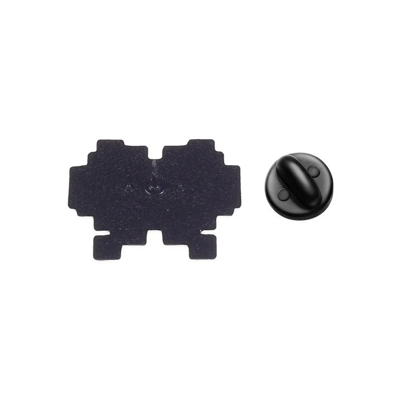 Retro Pixel Invader Enamel Pins