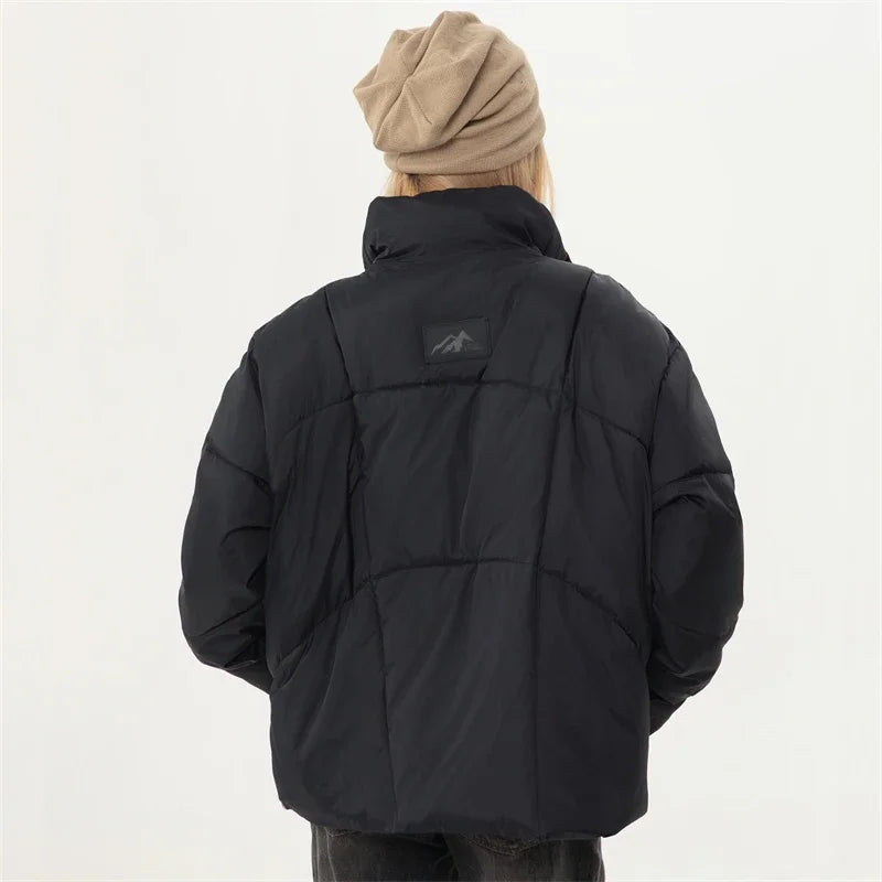 Insulated Padded Zip-up Puffer Jacket