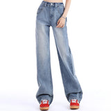 High Waist Wide Leg Women's Jeans