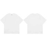 Solid Black Summer Cotton Short T-Shirt