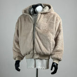 Thick Faux Rabbit Fur Jacket