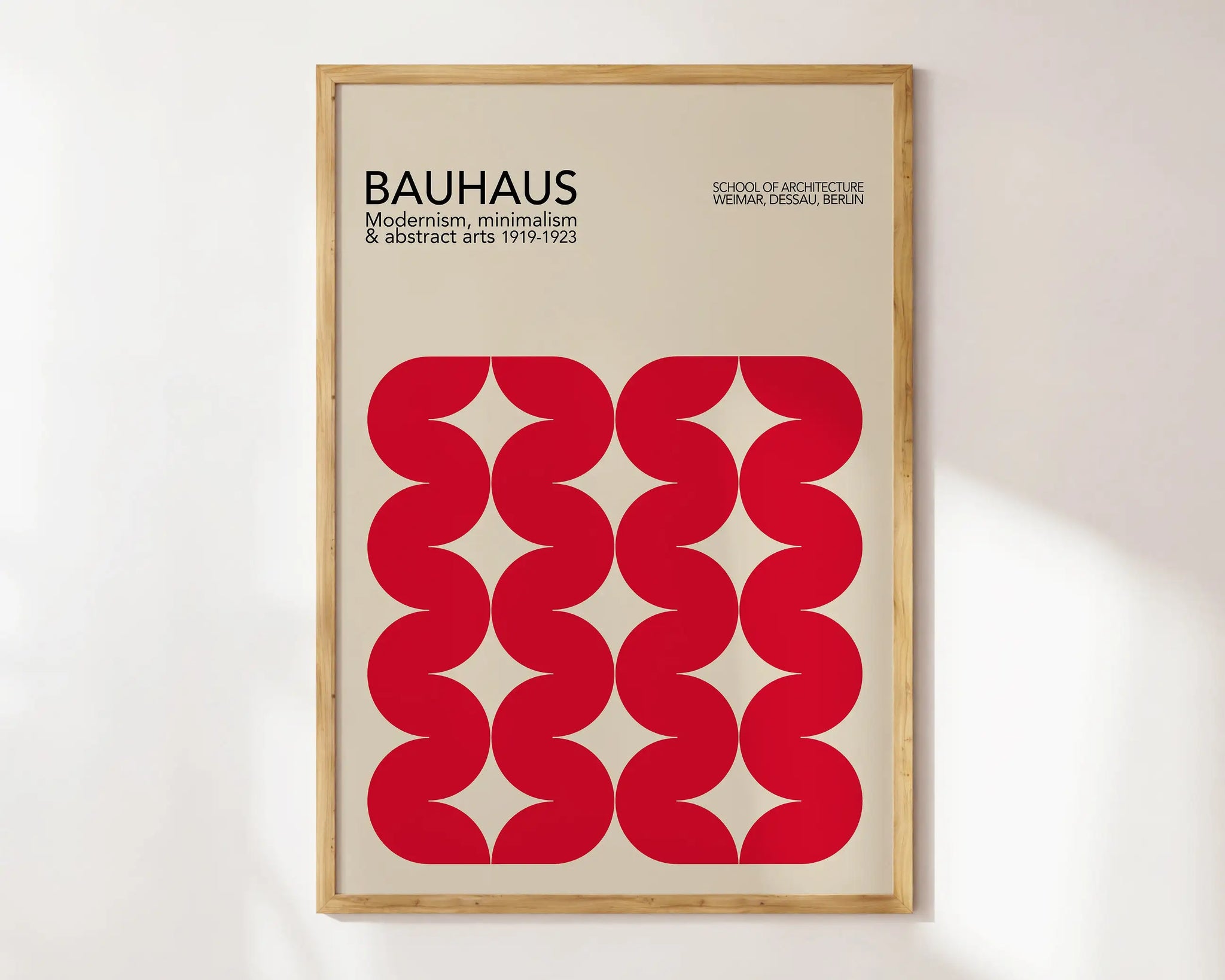 Modernist Geometric Canvas Poster