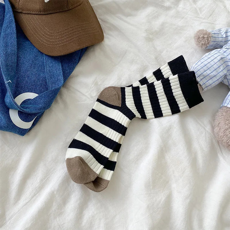 Korean Style Thick Mid-tube Socks