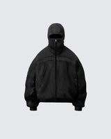 Classic Washed Gray Balaclava Ninja Sweetshirt