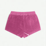 Diamond Drawstring Slim Fit Korean Shorts