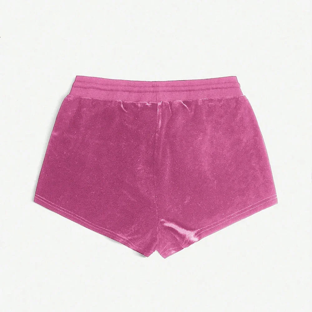 Diamond Drawstring Slim Fit Korean Shorts