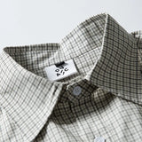 Oversized Plaid Lapel Casual Shirt