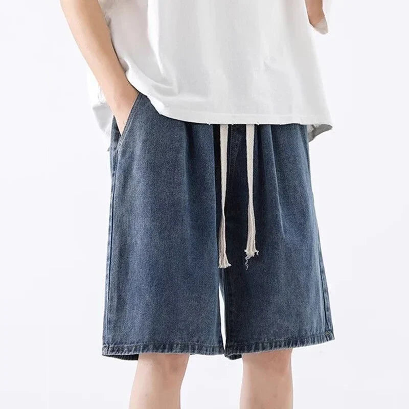 Casual Loose Fit Denim Short