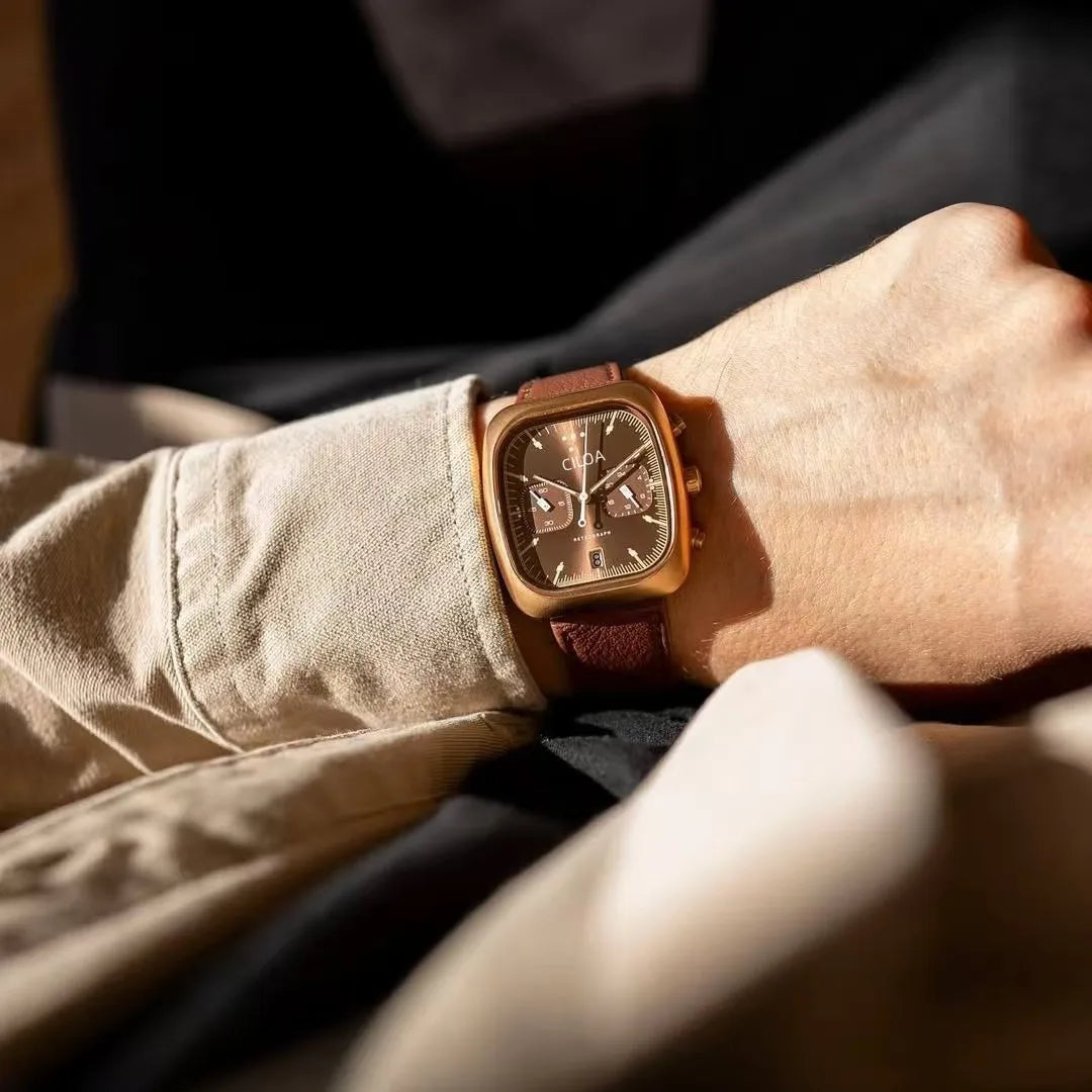 2026 Nuevo reloj cuadrado para hombre, de nicho, lujo ligero, de alta gama, a la moda