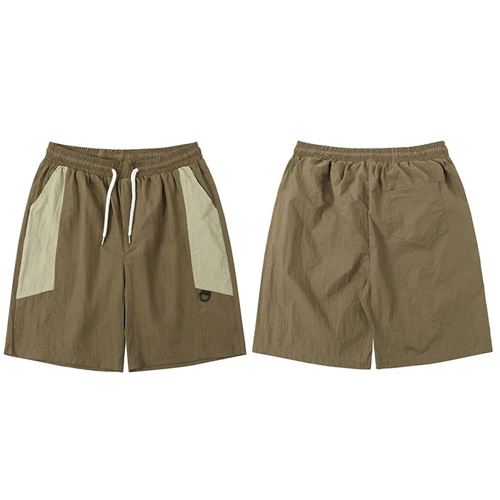 Harajuku Baggy Patchwork Short