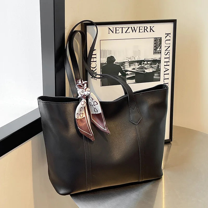 Fancy Corporate Girl Leather Shoulder Bag