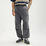 Washed Cargo Tapered Pants