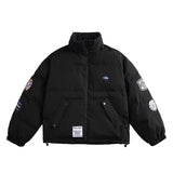 Embroidered Thicken Warm Padded Jacket