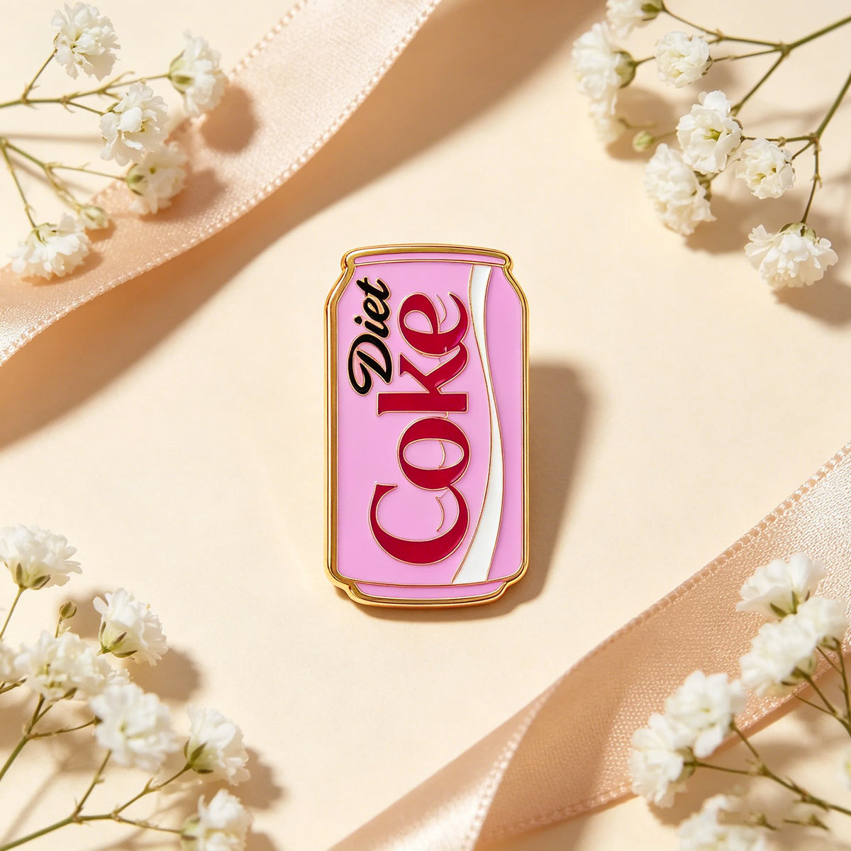 Drinks Diet Enamel Pin