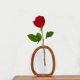 Vintage Walnut Solid Wood Flower Ware