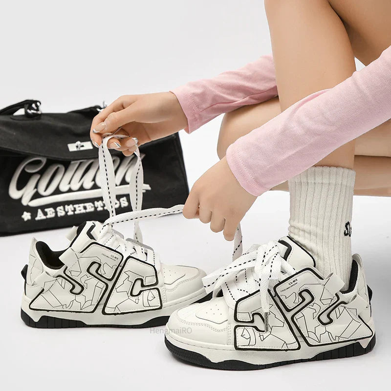 Y2K Punk Skater Shoes