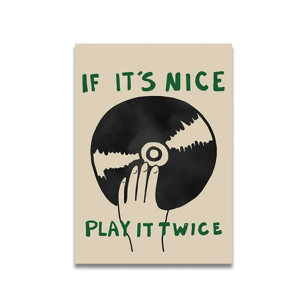 Vintage Pink Canvas Poster