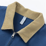 Vintage Japanese Workwear Blue Varsity Jacket