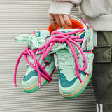 Retro Punk Bunte Schul-Sneaker