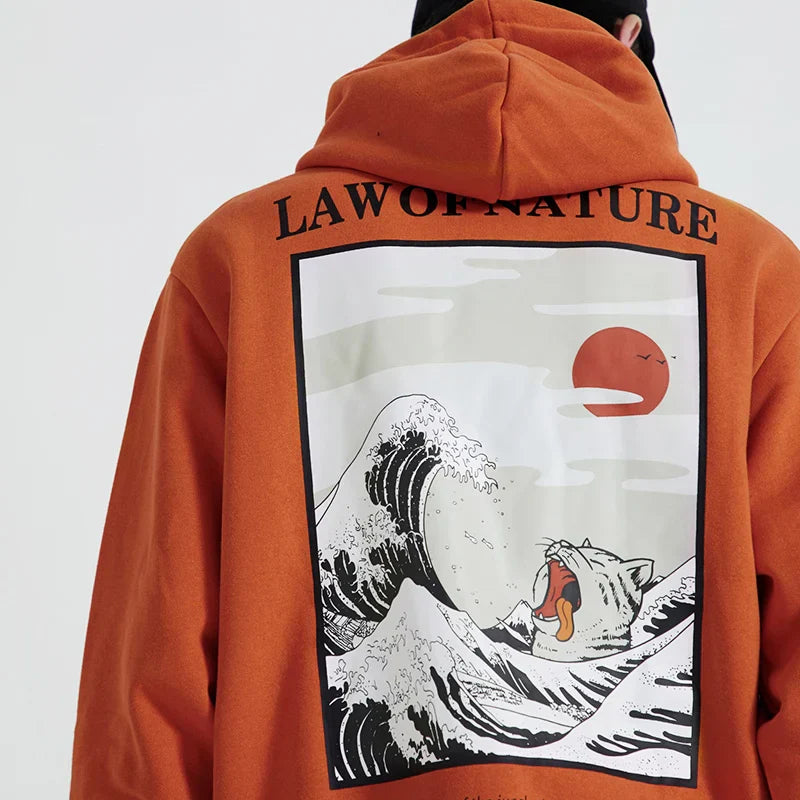LAW OF NATURE Bestickter Hoodie