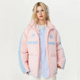 Barbie Core Oversized Women's Puffer Jacket
