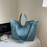 Bolso de hombro de nailon estilo "Lazy"