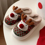 Cute Cartoon Deer Soft Slippers