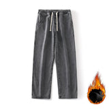Gemütliche Winter-Fleece-Weite Jeans