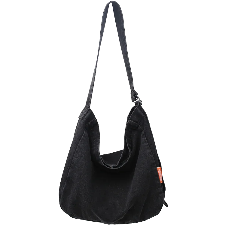 Vintage Denim Shoulder Bag