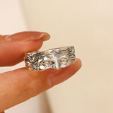 Mystical Open Face Masked Rings