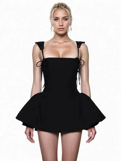 Corset Lace Ball Mini Dress