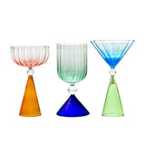 Colorful Cocktail Glass